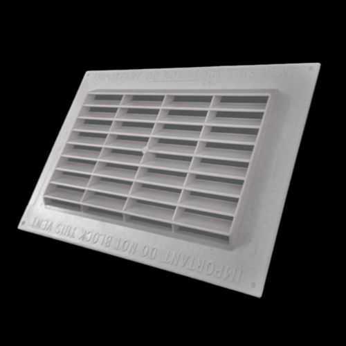 Plastic Face Fit Vent 11 inches x 8 inches - White 