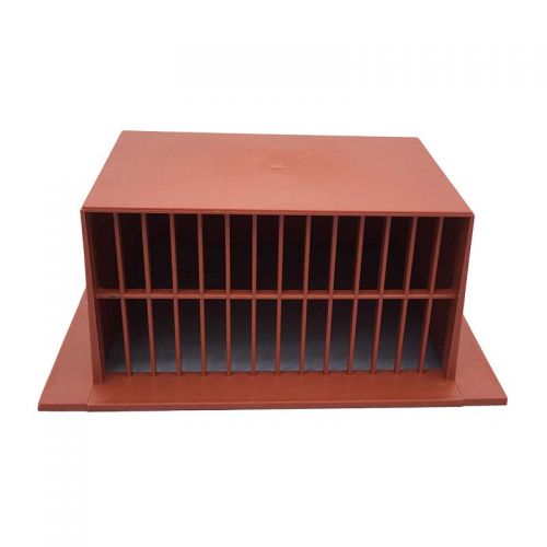 Cowl for core vent- Terracotta-up to 150mm-Surface Mounting