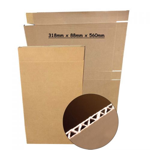 Single Wall (318mm x 88mm x 560mm) cardboard box
