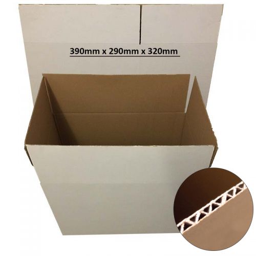 Single Wall (390mm x 290mm x 320mm) cardboard box