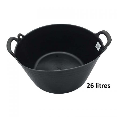medium black flexible tub, pb1006
