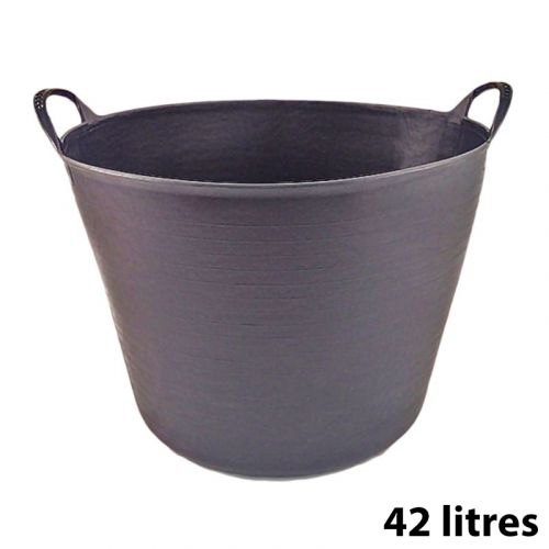 Large black flexible tub, 42 litres, PB1006-L-Black