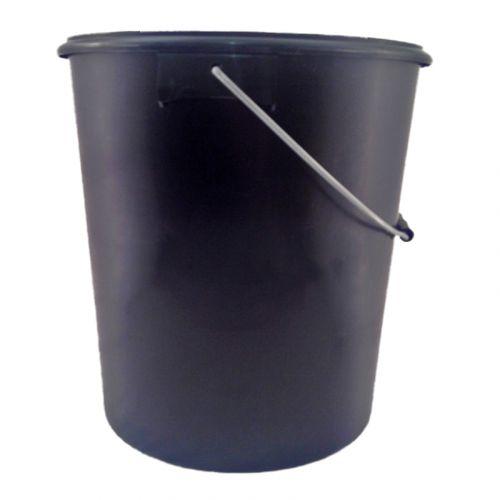 6 Gallon 30lt Deep Plasterers Black Bucket 