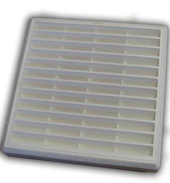 SQ LOUVRED VENT NO SPIGOT